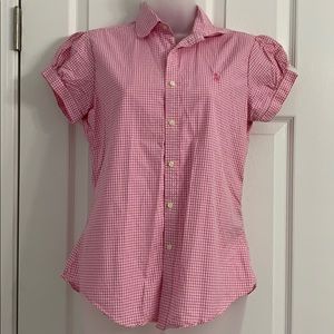 Ralph Lauren Pink & white plaid
